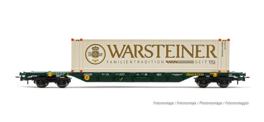 Rivarossi 4-achs. Containerwagen Sgnss,45\' Cont Warsteiner, Ep. V-VI HR6578 