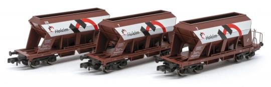 Jägerndorfer 3tlg. Kieswagen Set Holcim Ep.III/IV 66303 