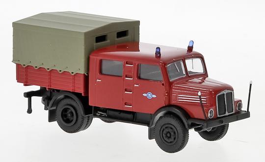 Brekina LKW IFA S 4000-1 Bautruppwagen 2. Version Feuerwehr 71763 