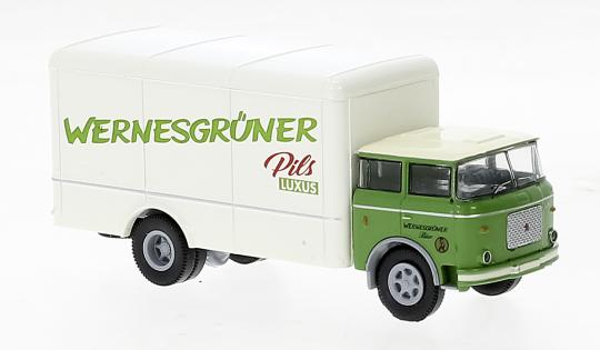 Brekina LKW LIAZ 706 Koffer Wernesgrüner 71859 