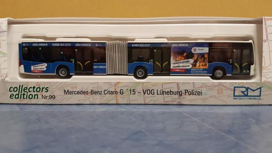 Rietze Gelenkbus MB O 530G´15 VOG Lüneburg - Polizei Niedersachsen 73661 