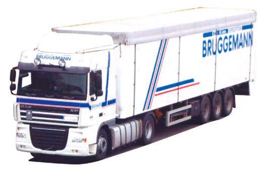 AWM LKW DAF XF 105 SC Schubboden-SZ Brüggemann 