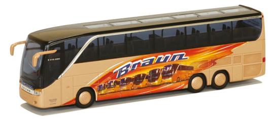 AWM Reisebus Setra S 416 HDH FL Glasdach Braun 