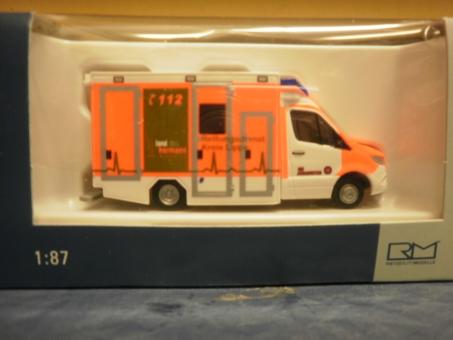 Rietze MB Sprinter GSF RTW ´18 Rettungsdienst Kreis Lippe 76262 