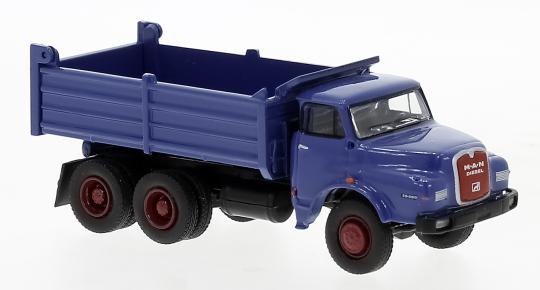 Brekina LKW MAN 26.280 DHAK blau, schwarz, 1972,  78100 