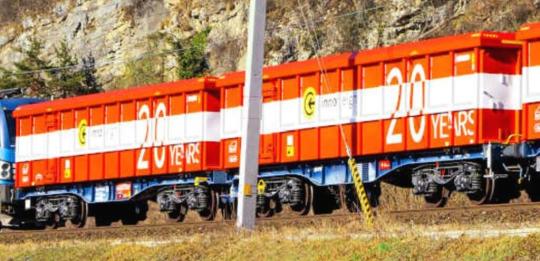 Jägerndorfer Doppelcontainerwagen Sggrrs Innofreight/ÖBB, Ep.VI 78200 