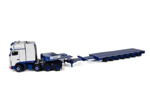 IMC 1:50 MB Actros 11 GigaSpace 8x4 Semitieflader-SZ Tadano 