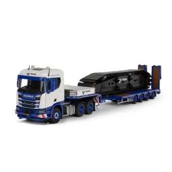 IMC 1:50 LKW Scania XT ND 6x4 Semitieflade-SZ Tadano 