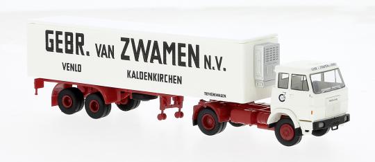 Brekina LKW Henschel F161 Koffer-SZ van Zwamen 82255 