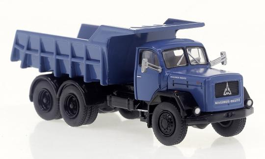 Brekina LKW Magirus Kipper, blau 