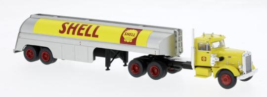 Brekina LKW Peterbilt 281 tanker Shell 85762 