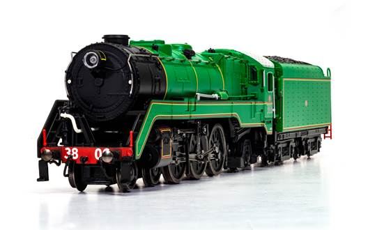 HORNBY 1:87 Schnellzugdampflok C38 Class 4-6-2 ‘Pacific’ Express #3806, Ep.III 