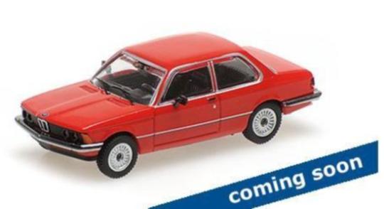 Minichamps 1:87 BMW 323I (E21) - 1975 - RED 