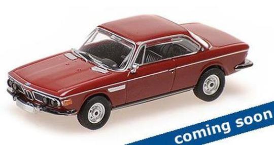 Minichamps 1:87 BMW 3.0 CSI - 1971 - DARK RED METALLIC 