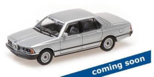 Minichamps 1:87 BMW 733I (E23) - 1977 - SILVER 