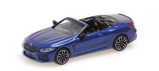 Minichamps 1:87 BMW 8-SERIES CABRIOLET - 2019 - BLUE METALLIC 