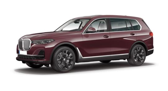 Minichamps 1:87 BMW X7 - 2019 - DARK RED METALLIC 