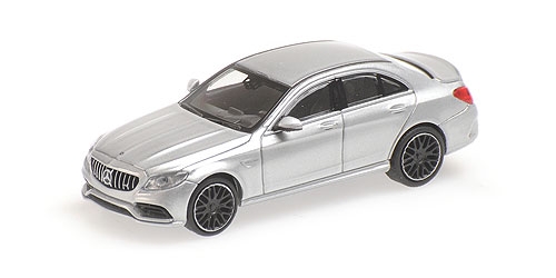 Minichamps 1:87 Mercedes C63 AMG Limousine - silver 