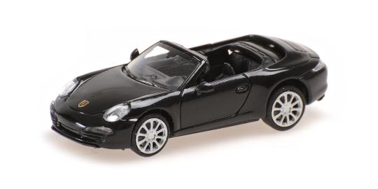 Minichamps 1:87 PORSCHE 911 CABRIOLET 2012 BLACK 