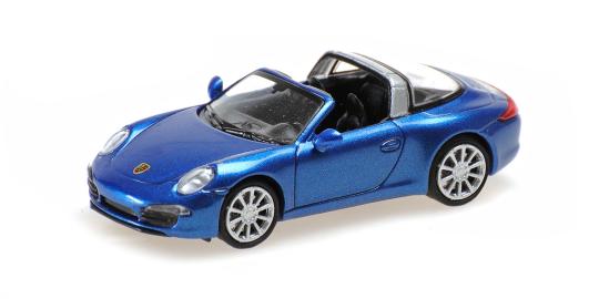 Minichamps 1:87 PORSCHE 911 TARGA 2014 BLUE 