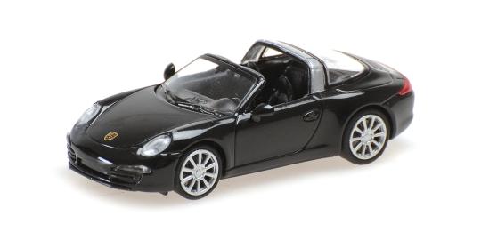 Minichamps 1:87 PORSCHE 911 TARGA 2014 BLACK 