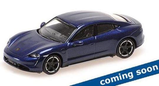 Minichamps 1:87 PORSCHE TAYCAN TURBO S - 2019 - BLUE METALLI 