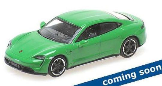 Minichamps 1:87 PORSCHE TAYCAN TURBO S - 2019 - GREEN METALLIC 