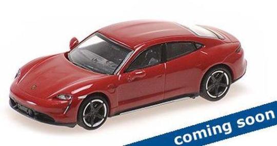 Minichamps 1:87 PORSCHE TAYCAN TURBO S - 2019 - RED 