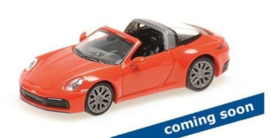 Minichamps 1:87 PORSCHE 911 (992) TARGA 4 - 2020 - ORANGE 870069061 