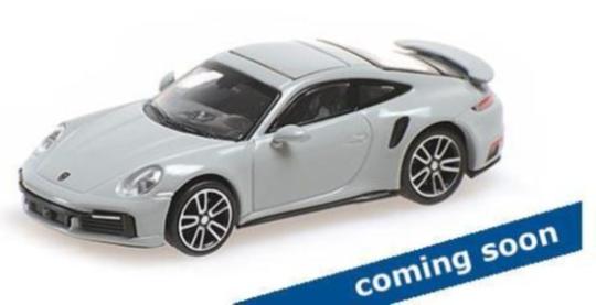 Minichamps 1:87 PORSCHE 911 (992) TURBO S - 2020 - GREY 870069072 