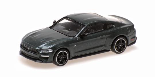 Minichamps FORD MUSTANG - 2018 - DARK GREEN METALLIC 