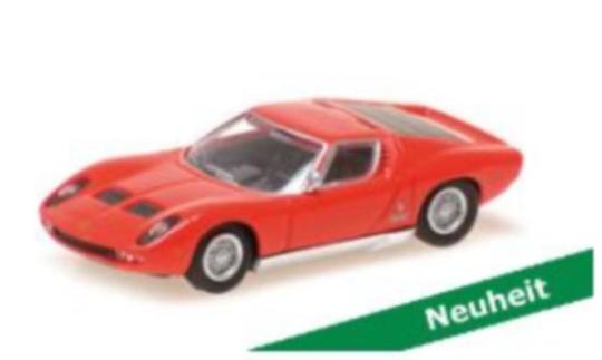 Minichamps 1:87 LAMBORGHINI MIURA - 1966 - RED 