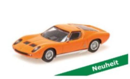 Minichamps 1:87 LAMBORGHINI MIURA - 1966 - ORANGE 