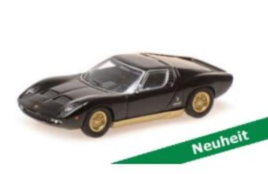 Minichamps 1:87 LAMBORGHINI MIURA - 1966 - BLACK 