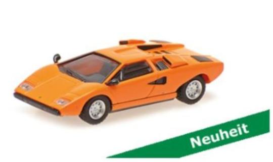 Minichamps 1:87 LAMBORGHINI COUNTACH LP 400 - 1974 - ORANGE 