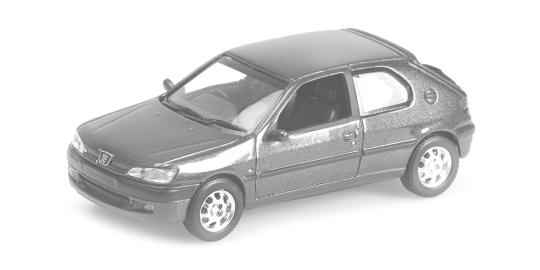 Minichamps PEUGEOT 306 2-DOOR - 1998 - BLACK 870112000 