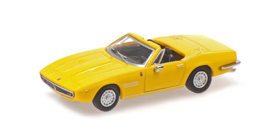 Minichamps 1:87 MASERATI GHIBLI SPYDER - 1969 -YELLOW 870123031 