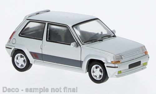 PCX Premium Classics PKW Renault 5 GT Turbo, silber, 1987 870299 