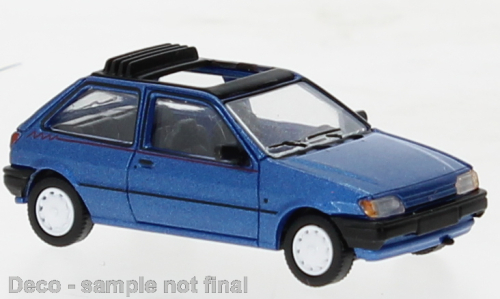 PCX Premium Classics Ford Fiesta MK III Calypso, metallic-blau 1989 