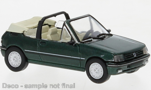 PCX Premium Classics Peugeot 205 Cabriolet, metallic-dunkelg 