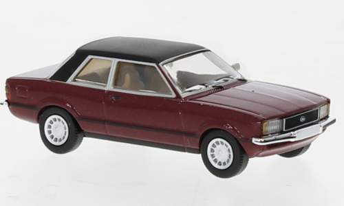 PCX Premium Classics Ford Taunus TC2, metallic-dunkelrot/mat 