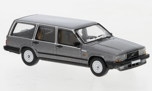 PCX Premium Classics Volvo 740 Kombi, metallic-dunkelgrau, 1 