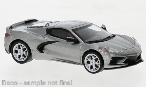 PCX Premium Classics Chevrolet Corvette C8, metallic-grau 