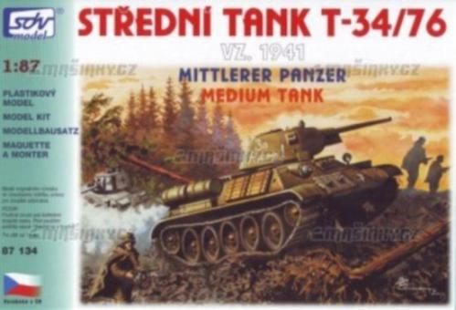 SDV Bausatz T-34/8+ VZ.1941 Mittlerer Panzer 