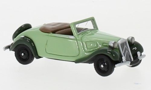 BoS 1:87 Citroen Traction Avant Cabriolet hellgrün 