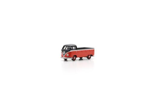 Spark/Schuco 1:87 VW T1 PickUp rot-schwarz 