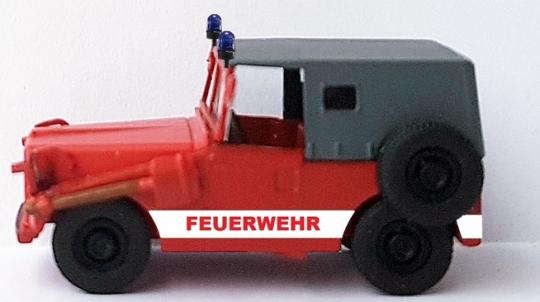 NPE PKW IFA P3 Militärischer Kübelwagen Feuerwehr - neutral 