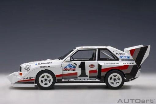 AUTOart PKW 1:18 Audi Quattro S1 - Pikes Peak Winner 1987 - #1 - W.Röhrl 