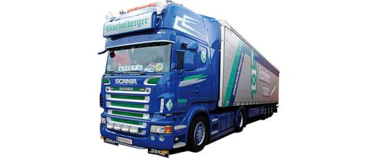 Herpa LKW Scania R Topl./Aerop Ga-KSZ Bischofberger 