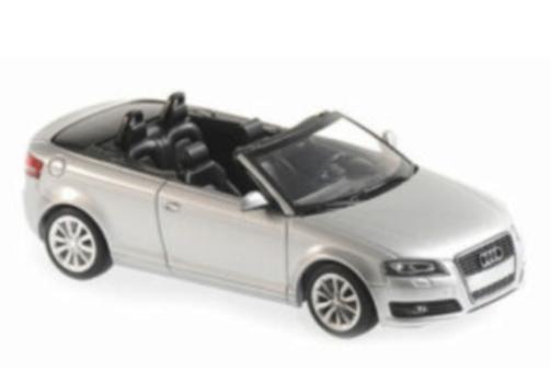 Minichamps 1:43 AUDI A3 CABRIOLET - 2007 - SILVER 